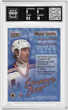 Wayne Gretzky from the 1998-99 O-Pee-Chee Chrome set featuring a Refractor parallel graded by Arena Club and given an overall grade of 9.5.