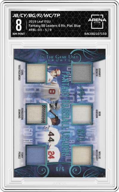 Johnny Bench/Carl Yastrzemski/Bob Gibson/Ferguson Jenkins/Willie McCovey/Tony Perez