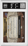 Robert Woods from the 2013 Topps Triple Threads set featuring a White Whale parallel graded by Arena Club and given an overall grade of 8.5.