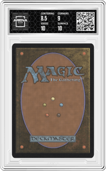 Time Warp from the 2021 Magic-Gathering JPN set featuring a MYSTICAL ARCHIVE JAPANESE ALT-ART parallel graded by Arena Club and given an overall grade of 9.
