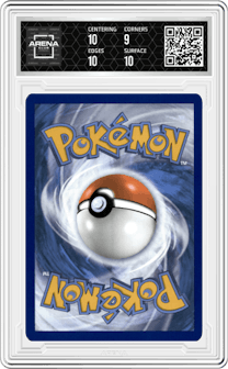 Squirtle from the 2023 Pokemon SV set featuring a Scarlet & Violet 151 Poster Collection parallel graded by Arena Club and given an overall grade of 9.5.