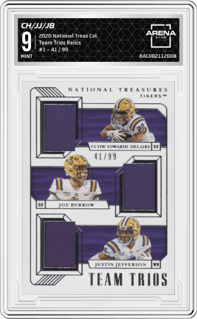 Clyde Edwards-Helaire/Justin Jefferson/Joe Burrow 