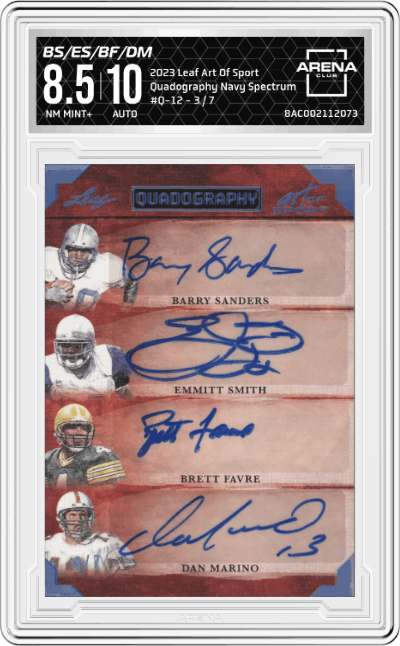 Barry Sanders / Emmitt Smith / Brett Favre / Dan Marino