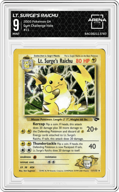 Lt. Surge's Raichu