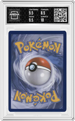 Charizard EX from the 2016 Pokemon XY set featuring a Blue Red Collection Box parallel graded by Arena Club and given an overall grade of 9.