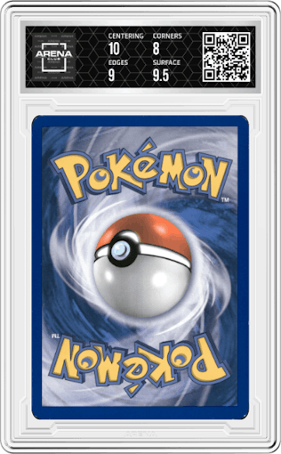 Absol G LV.X from the 2009 Pokemon Platinum set graded by Arena Club and given an overall grade of 8.5.