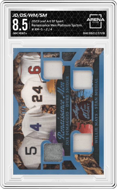 Joe DiMaggio/Duke Snider/Willie Mays/Stan Musial