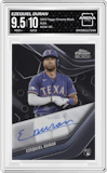 Ezequiel Duran from the 2023 Topps Chrome Black set graded by Arena Club and given an overall grade of 9.5.