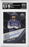 Ezequiel Duran from the 2023 Topps Chrome Black set graded by Arena Club and given an overall grade of 9.5.