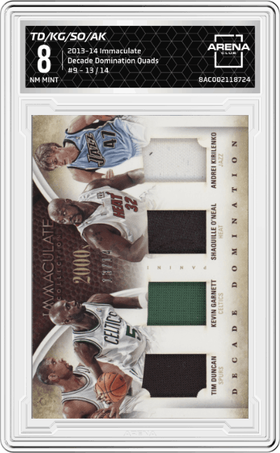 Tim Duncan/Kevin Garnett/Shaquille O'Neal/Andrei Kirilenko