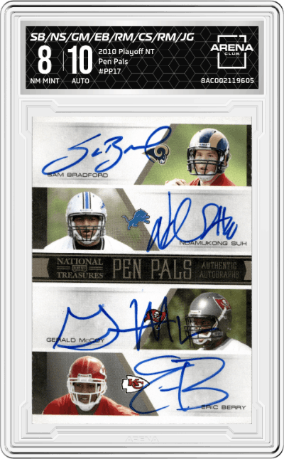 Sam Bradford,Ndamukong Suh,Gerald McCoy,Eric Berry,Rolando McClain,C.J. Spiller,Ryan Mathews,Jermaine Gresham