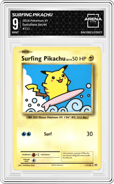 Surfing Pikachu