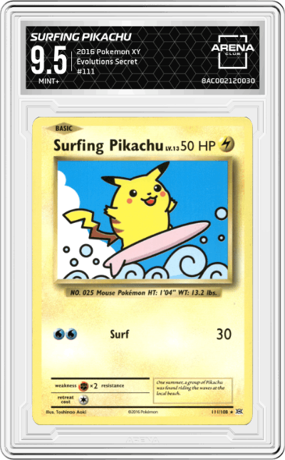 Surfing Pikachu