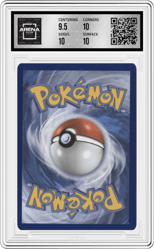 Venusaur from the 2021 Pokemon SWSH set featuring a Base Set parallel graded by Arena Club and given an overall grade of 10.