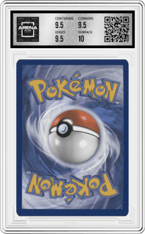 Incineroar ex from the 2024 Pokemon SV set graded by Arena Club and given an overall grade of 10.