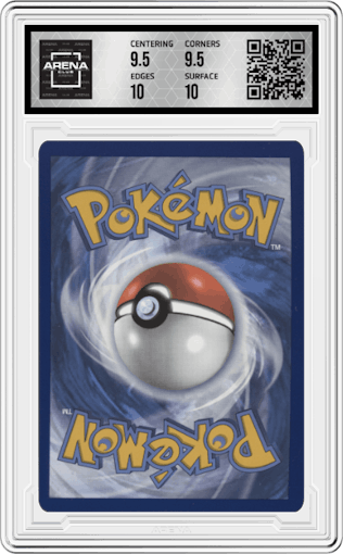 Giratina VSTAR from the 2022 Pokemon SWSH set graded by Arena Club and given an overall grade of 10.