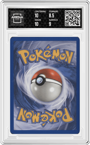 Skitty from the 2003 Pokemon EX set graded by Arena Club and given an overall grade of 9.