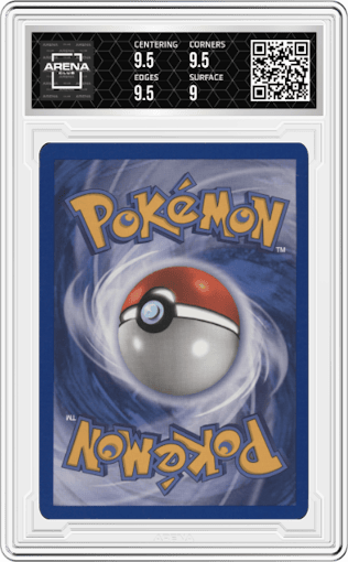 Beautifly from the 2003 Pokemon EX set graded by Arena Club and given an overall grade of 9.5.