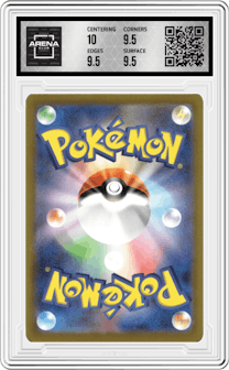 Leafeon VSTAR from the 2022 Pokemon SWSH JPN set graded by Arena Club and given an overall grade of 10.
