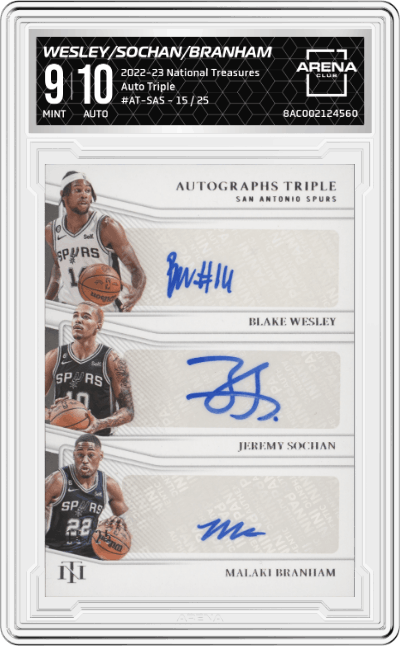 Blake Wesley/Jeremy Sochan/Malaki Branham