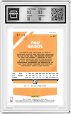 Pau Gasol from the 2019-20 Panini Donruss Optic set featuring a Gold parallel graded by Arena Club and given an overall grade of 10.