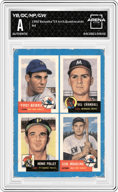 Yogi Berra/Del Crandall/Howie Pollet/Gene Woodling
