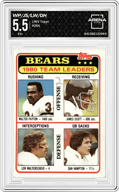 Walter Paytone/James Scott/Len Walterscheid/Dan Hampton