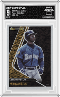 Ken Griffey Jr. from the 2023 Topps Update set graded by Arena Club and given an overall grade of 9.