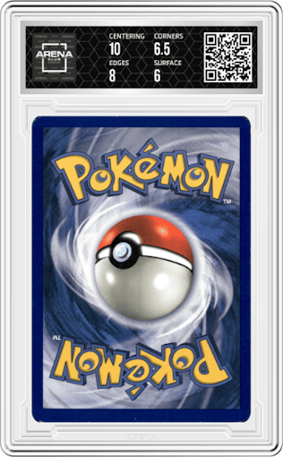 Hypno from the 1999 Pokemon set graded by Arena Club and given an overall grade of 6.5.