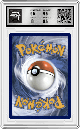 Serena from the 2022 Pokemon SWSH set graded by Arena Club and given an overall grade of 10.