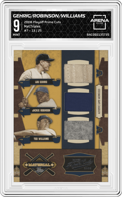 Lou Gehrig/Jackie Robinson/Ted Williams 