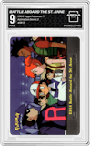 Battle Aboard the St. Anne from the 2000 Topps Pokemon TV set graded by Arena Club and given an overall grade of 9.