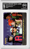 Battle Aboard the St. Anne from the 2000 Topps Pokemon TV set graded by Arena Club and given an overall grade of 9.