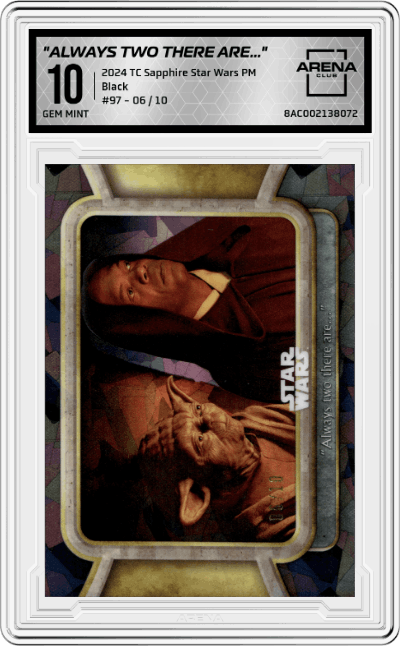 "Always two there are…"