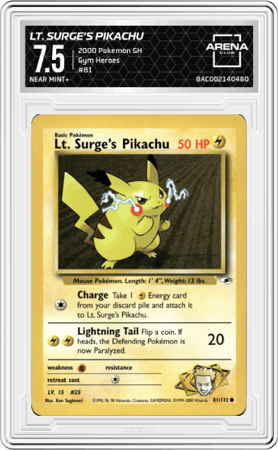Lt. Surge's Pikachu
