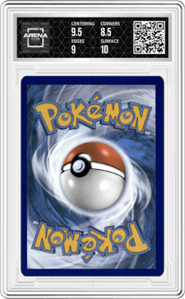 Pikachu from the 2022 Pokemon SWSH set graded by Arena Club and given an overall grade of 9.