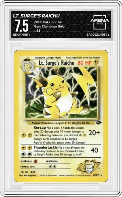 Lt. Surge's Raichu