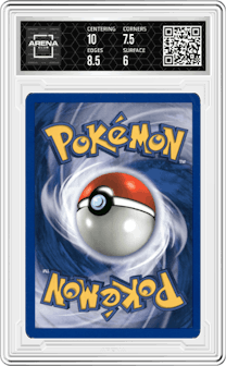 Azumarill from the 2000 Pokemon Neo Genesis set graded by Arena Club and given an overall grade of 6.5.