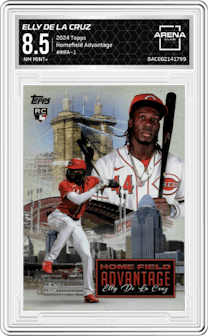 Elly De La Cruz from the 2024 Topps  set graded by Arena Club and given an overall grade of 8.5.