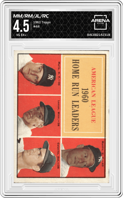 AL 1960 Home Run Leaders