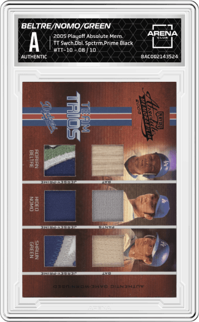 Adrian Beltre/Hideo Nomo/Shawn Green