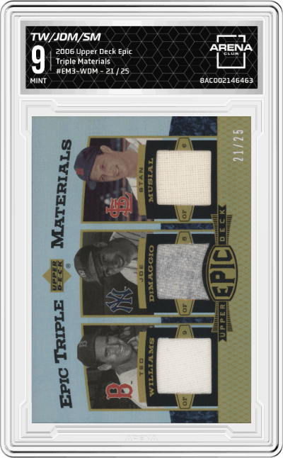 Ted Williams,Joe DiMaggio,Stan Musial