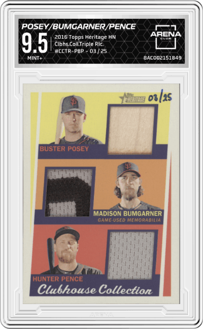 Buster Posey/Madison Bumgarner/Hunter Pence