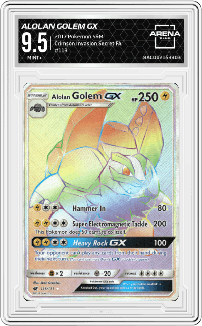 Alolan Golem GX