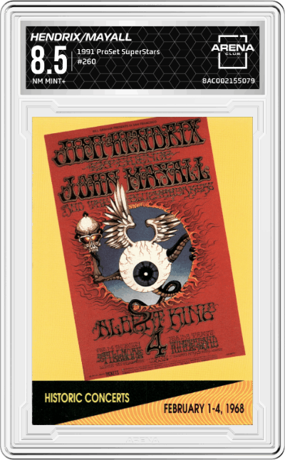 Jimi Hendrix, John Mayall at the Fillmore Auditorium, San Francisco HC