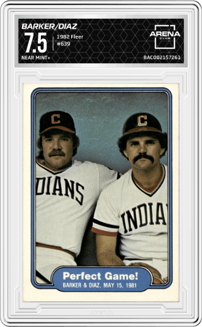 Perfect Game! Len Barker/Bo Diaz