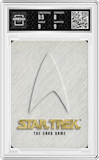 Commander Spock from the 1996 Star Trek set graded by Arena Club and given an overall grade of 8.5.