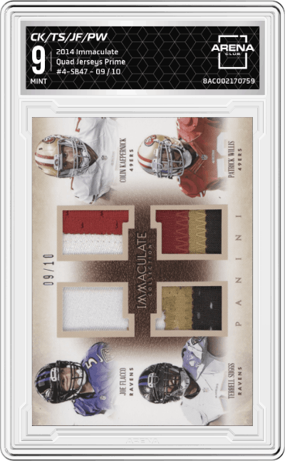 Colin Kaepernick/Terrell Suggs/Joe Flacco/Patrick Willis