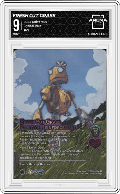 Fresh Cut Grass Positive Reinforcement