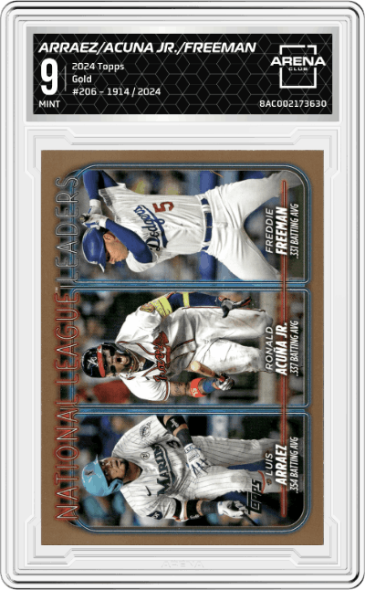 Luis Arraez/Ronald Acuna Jr./Freddie Freeman